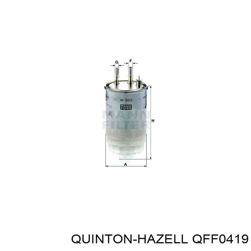 QFF0419 QUINTON HAZELL filtro combustible