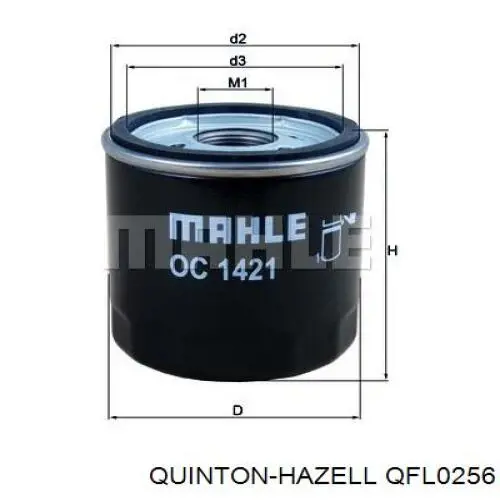 Filtro de aceite Opel Zafira P12