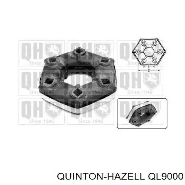 Comprar 7189409 Ford Acoplamiento elástico delantero del cardán