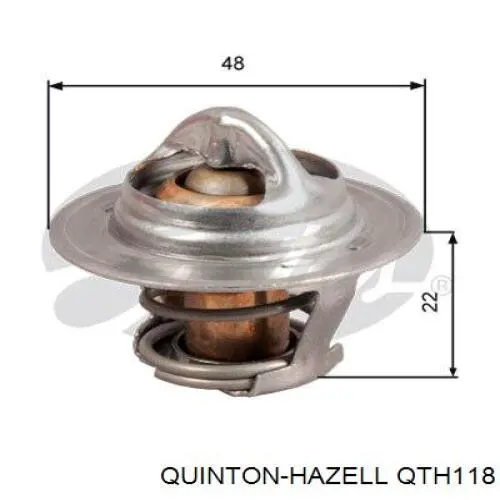 QTH118 QUINTON HAZELL termostato, refrigerante