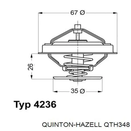 Termostato 316T0050 Ridex