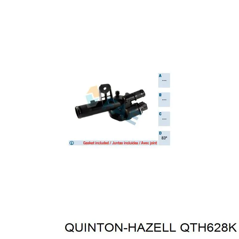 Termostato, refrigerante Nissan Tiida C11X