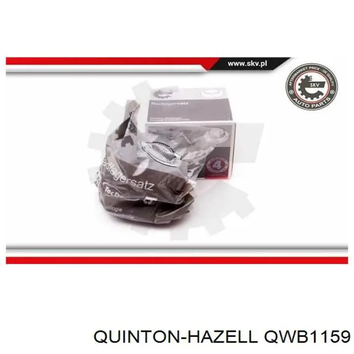 QWB1159 QUINTON HAZELL cubo de rueda delantero