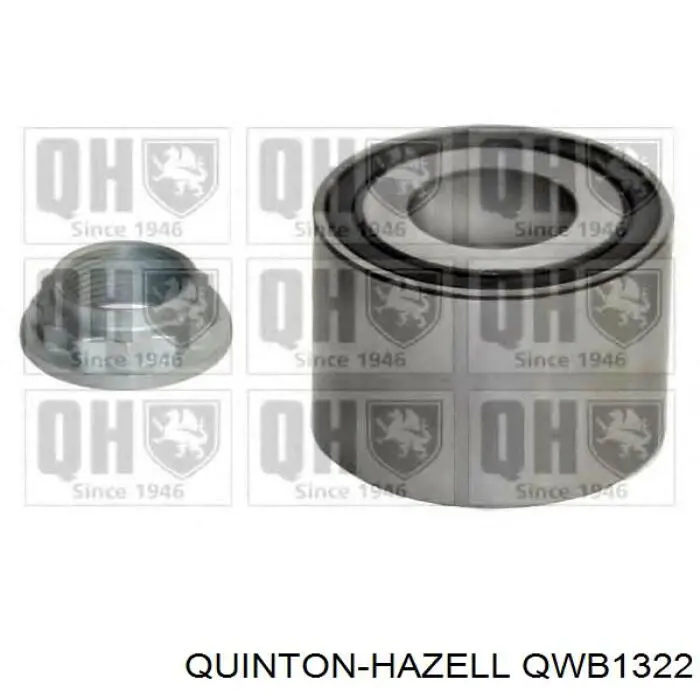 QWB1322 QUINTON HAZELL cubo de rueda trasero