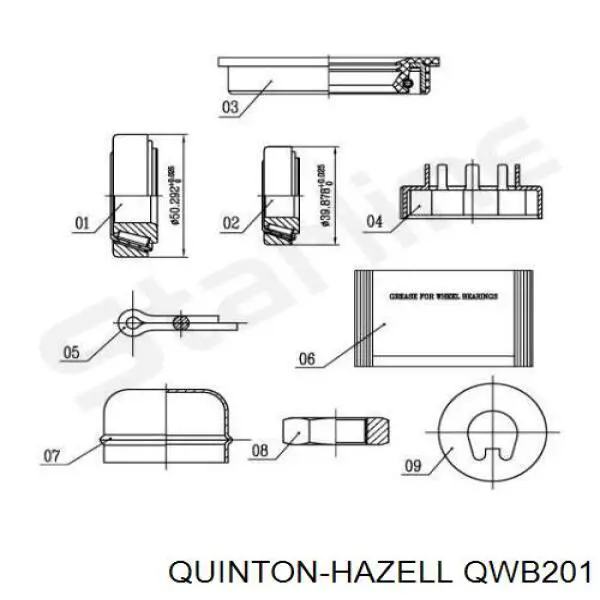 Cojinete de rueda trasero Volkswagen Jetta 2 19E, 1G2, 165, 167