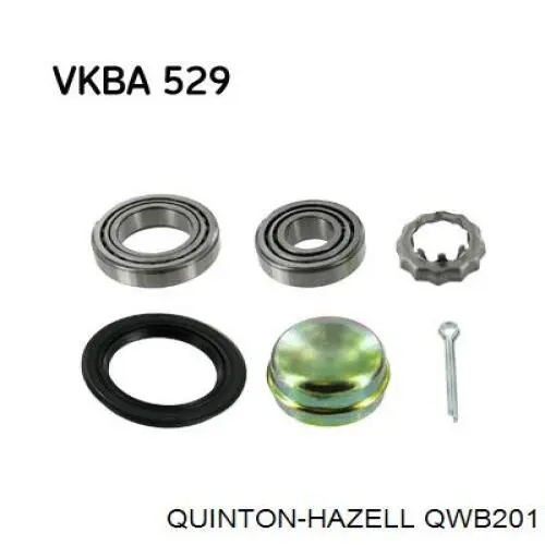 Cojinete de rueda trasero Volkswagen Jetta 2 19E, 1G2, 165, 167