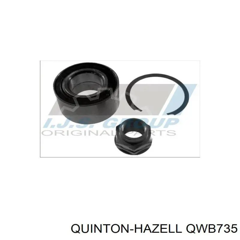 QWB735 QUINTON HAZELL cojinete de rueda delantero