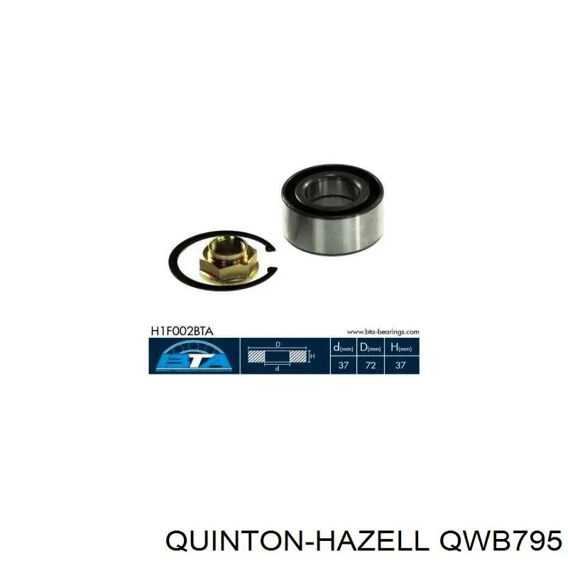 Cojinete de rueda delantero Alfa Romeo 146 930