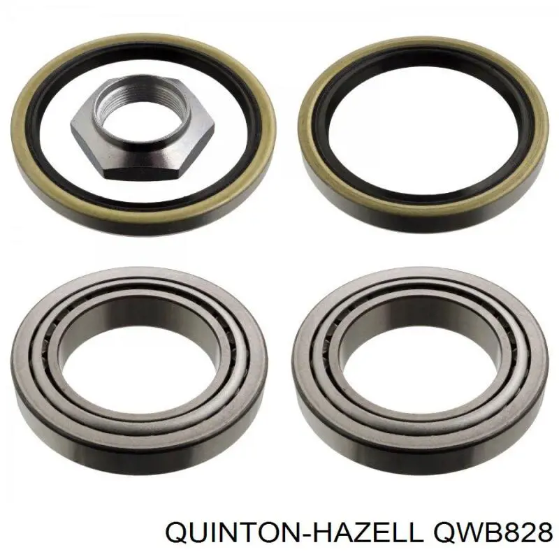 Cojinete de rueda delantero QWB828 QUINTON HAZELL