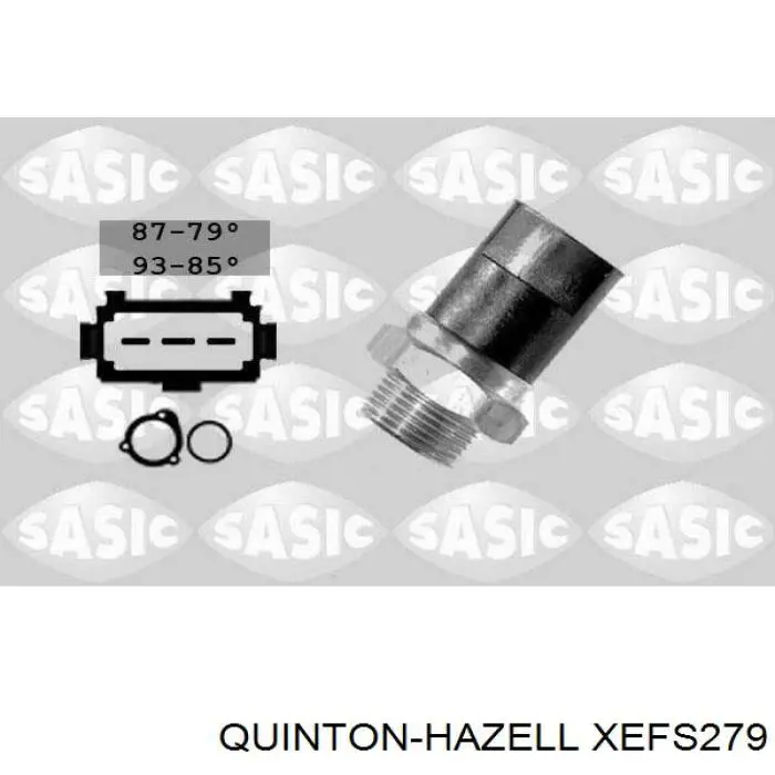 XEFS279 QUINTON HAZELL sensor, temperatura del refrigerante (encendido el ventilador del radiador)