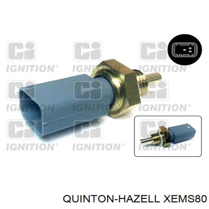 XEMS80 QUINTON HAZELL sensor de temperatura del refrigerante