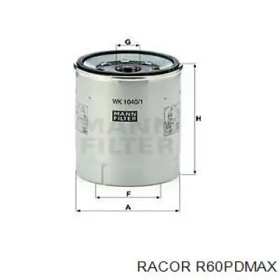 R60PDMAX Racor filtro combustible