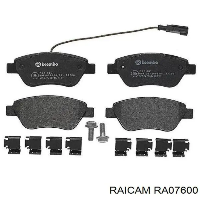 Pastillas de freno delanteras Fiat Stilo 192