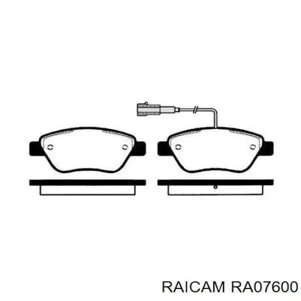 Pastillas de freno delanteras Fiat Stilo 192