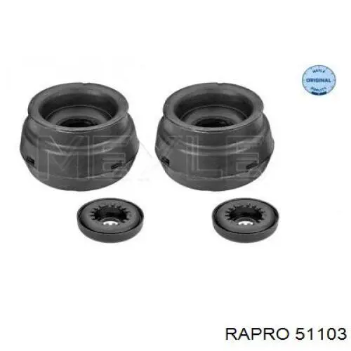 51103 Rapro suspensión, cuerpo del eje trasero