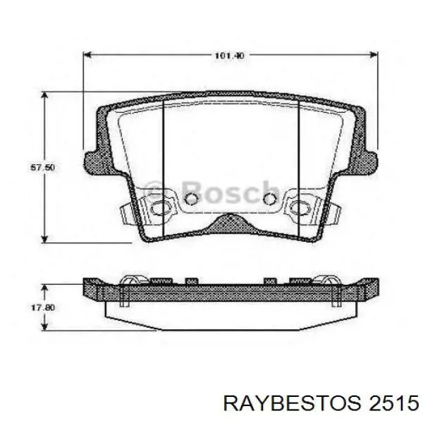 2550S ABS Tambor de freno trasero