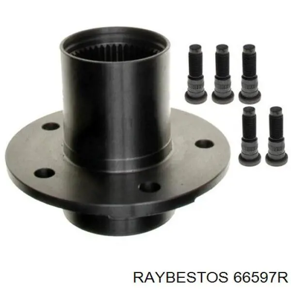 66597R Raybestos freno de disco delantero