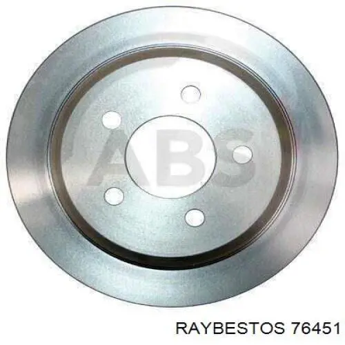 76451 Raybestos disco de freno trasero