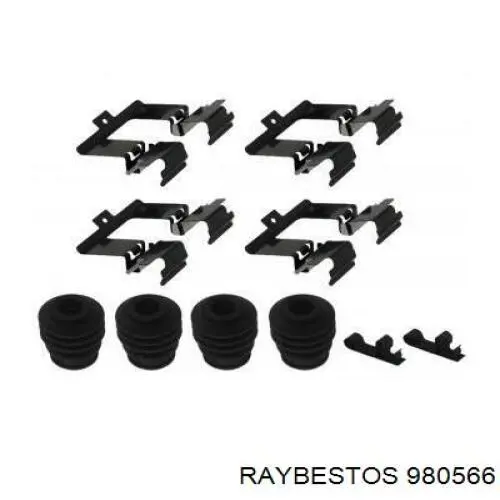 980566 Raybestos freno de disco delantero