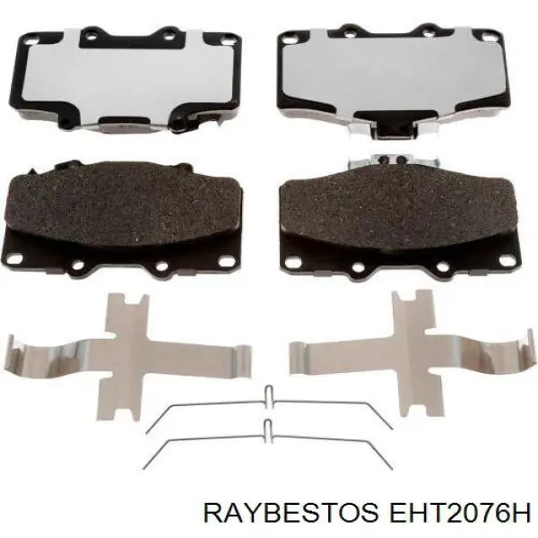 EHT2076H Raybestos pastillas de freno delanteras