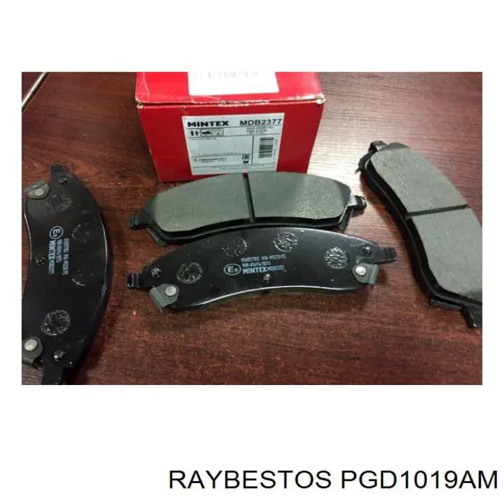 PGD1019AM Raybestos pastillas de freno delanteras