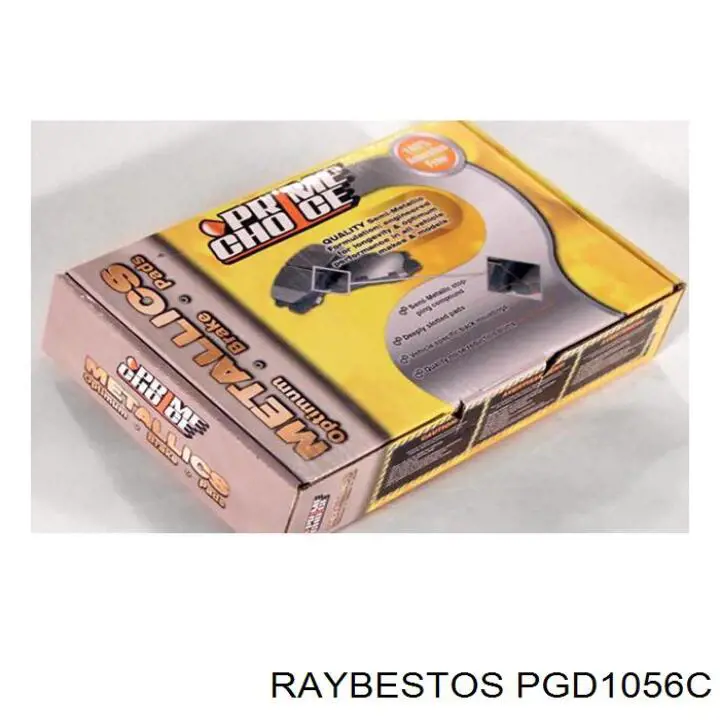 PGD1056C Raybestos pastillas de freno delanteras