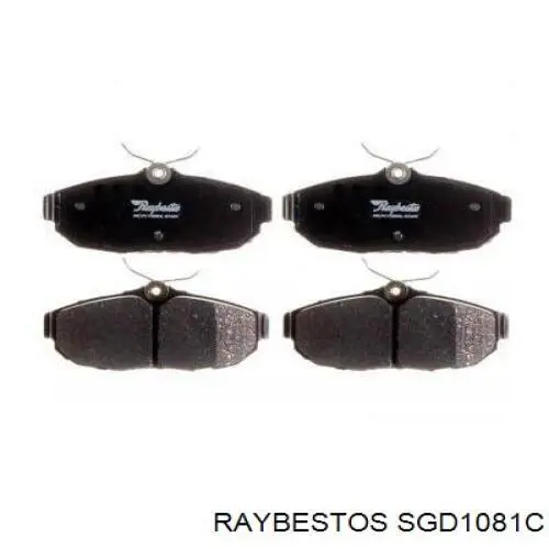 sgd1081c Raybestos pastillas de freno delanteras