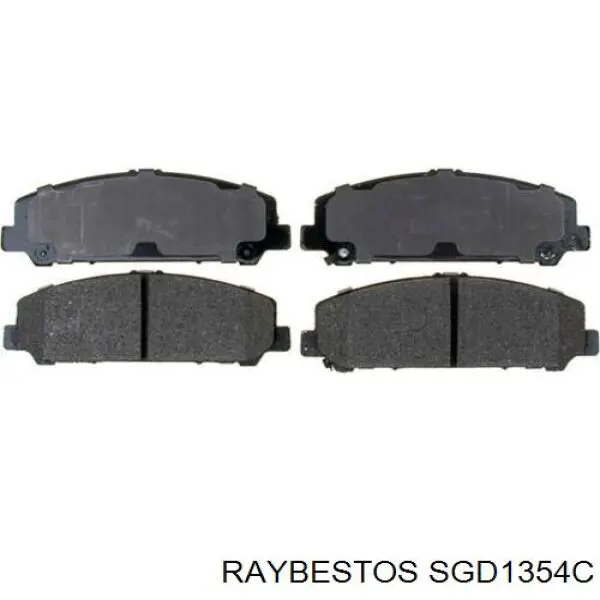 SGD1354C Raybestos pastillas de freno traseras