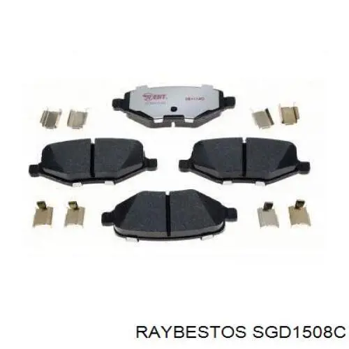 SGD1508C Raybestos pastillas de freno delanteras