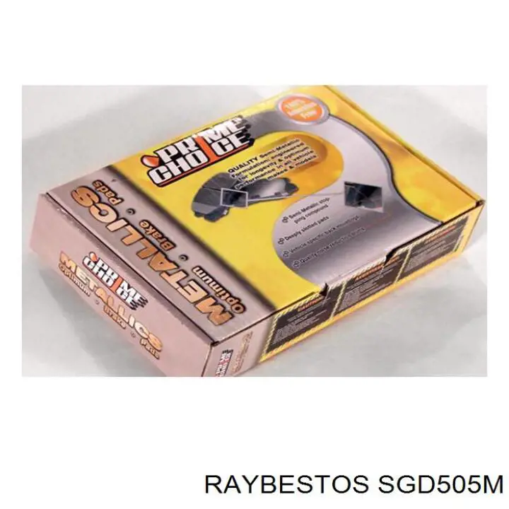 SGD505M Raybestos pastillas de freno delanteras