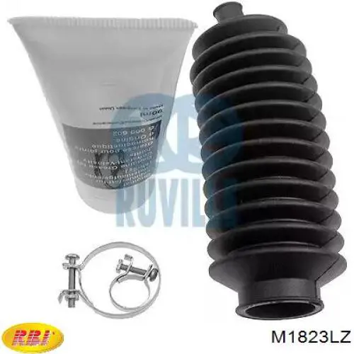 Guardapolvo de dirección izquierdo (cremallera) MB347364 Mitsubishi
