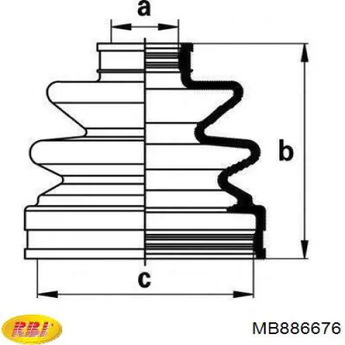 Fuelle, árbol de transmisión delantero interior Toyota Celica T16