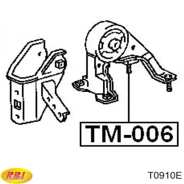 Comprar T0910E RBI Soporte de motor delantero