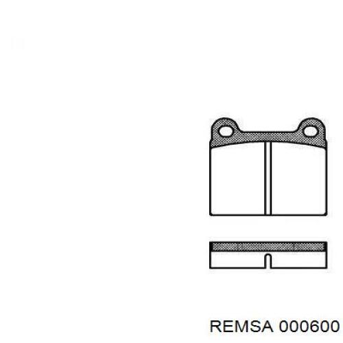 Comprar 000600 Remsa Pastillas delanteras de freno