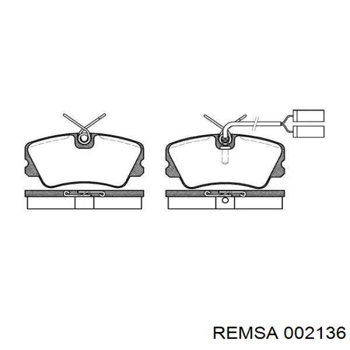 Pastillas traseras de freno Remsa 002136 precio, desde 19,77 EUR