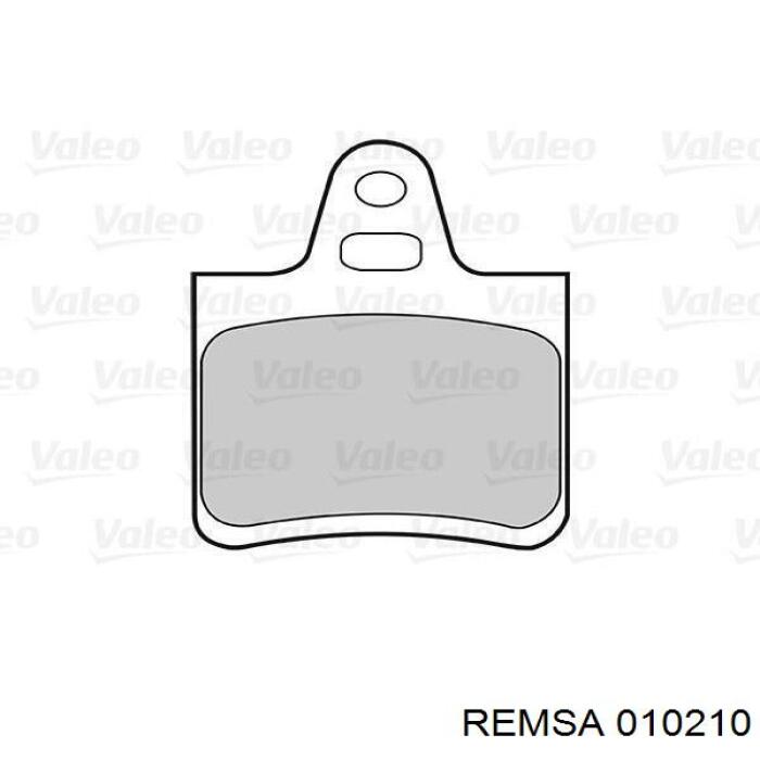 0102.10 Remsa pastillas de freno traseras