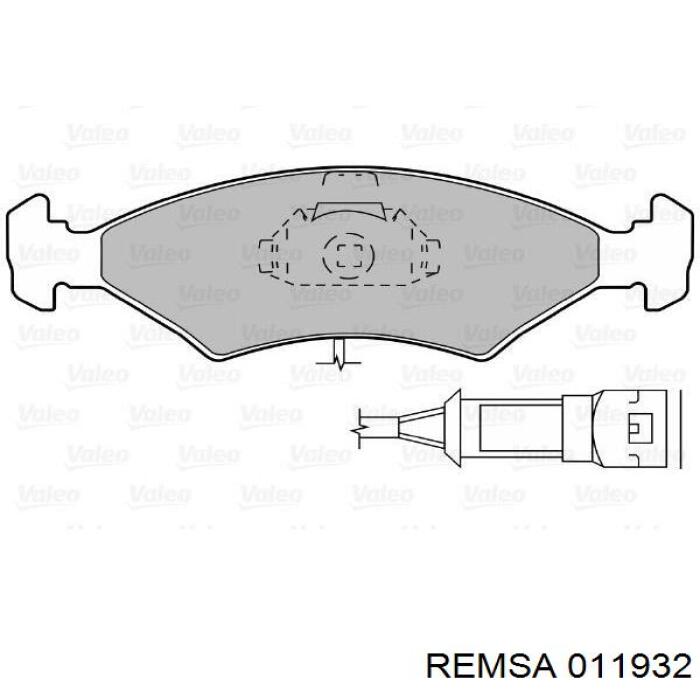 Pastillas de freno delanteras Ford Escort 4 GAF, AWF, ABFT