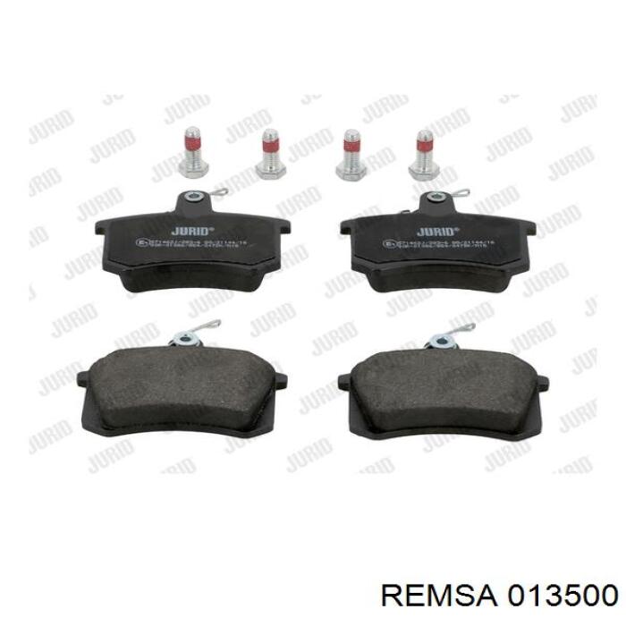 Pastillas traseras Remsa 013500