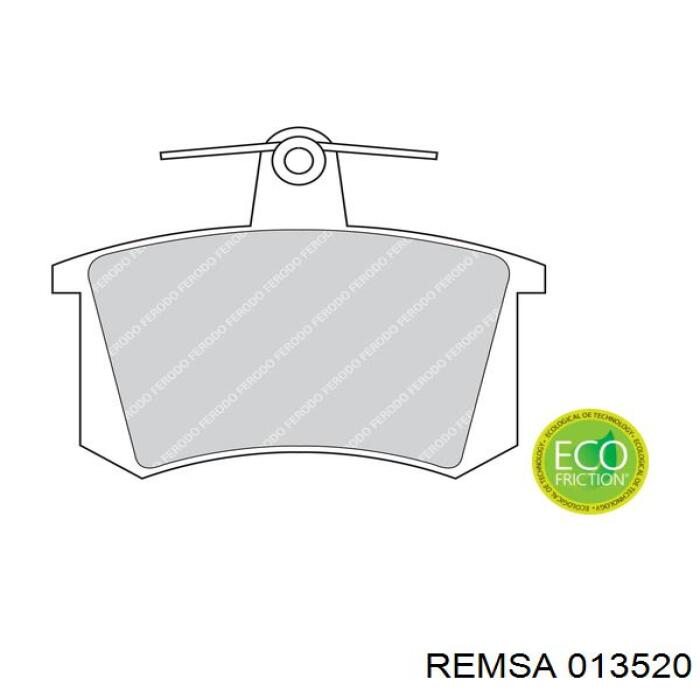 Comprar 013520 Remsa Pastillas de freno traseras