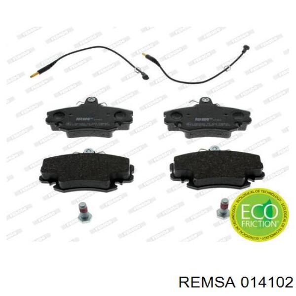 014102 Remsa Pastillas delanteras