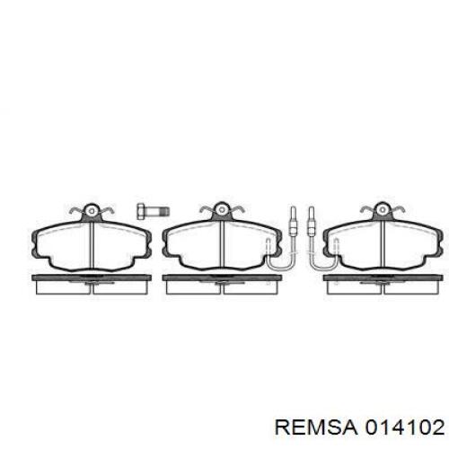 Pastillas freno delanteras Remsa 014102 precio, desde 18,69 EUR
