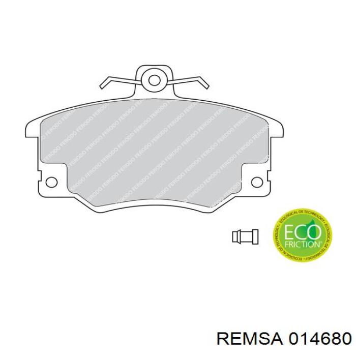 Pastillas de freno delanteras Fiat Tipo 160