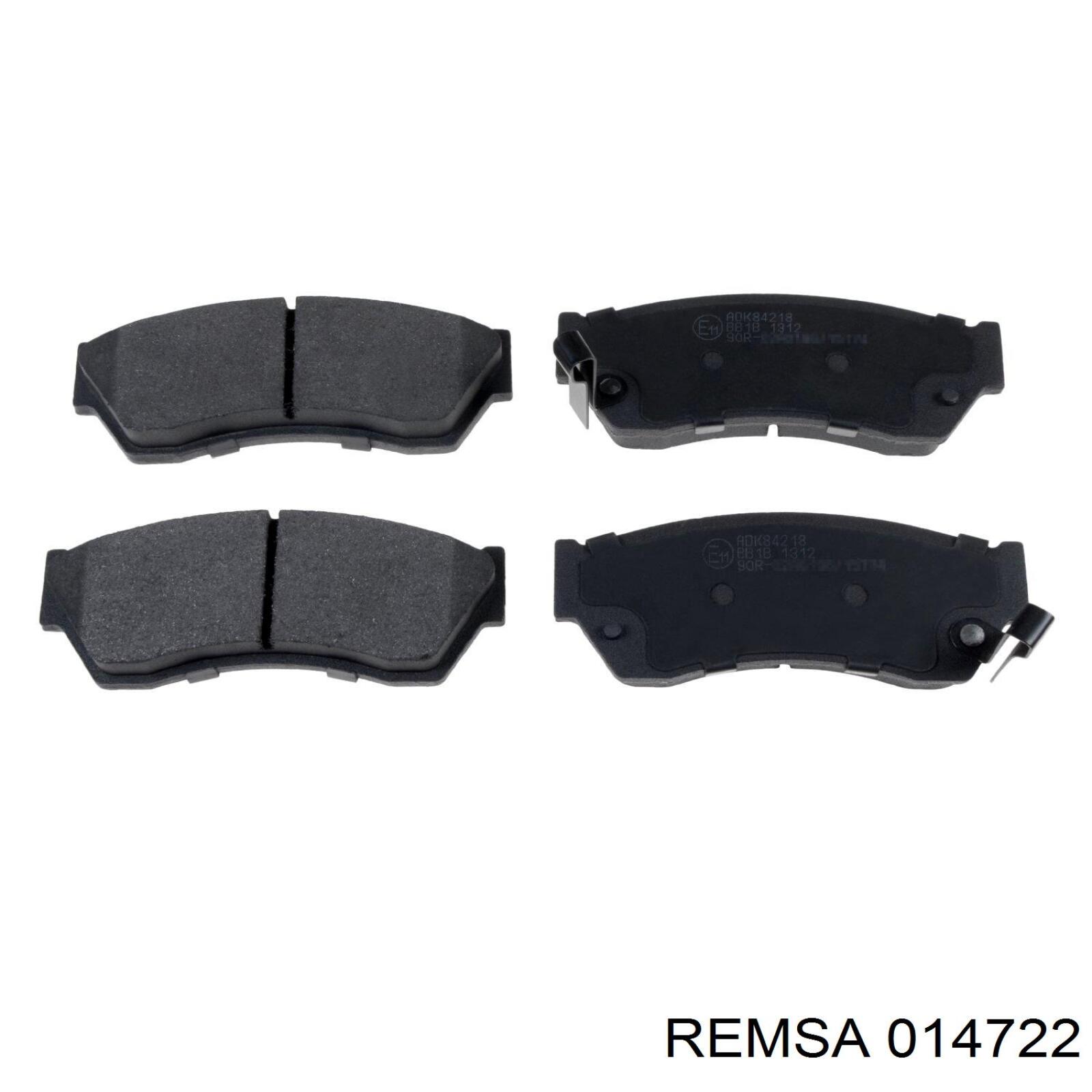 Pastillas freno delanteras Remsa 014722 precio, desde 18,07 EUR