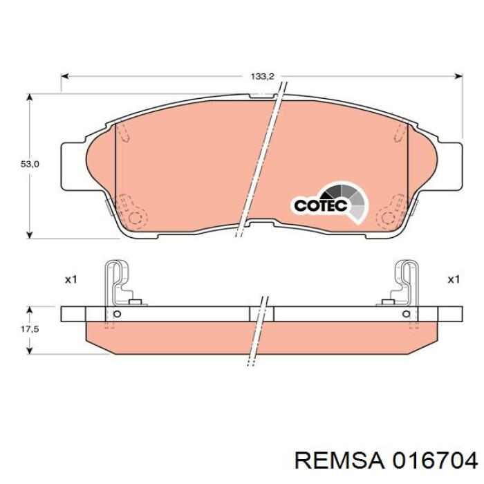 Pastillas de freno delanteras Toyota Celica T16