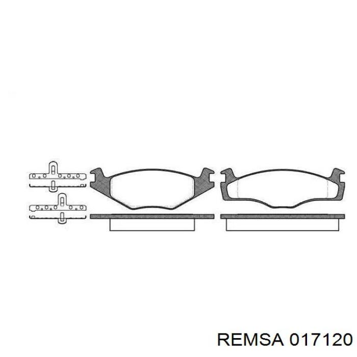 Pastillas freno delanteras Remsa 017120 precio, desde 17,74 EUR