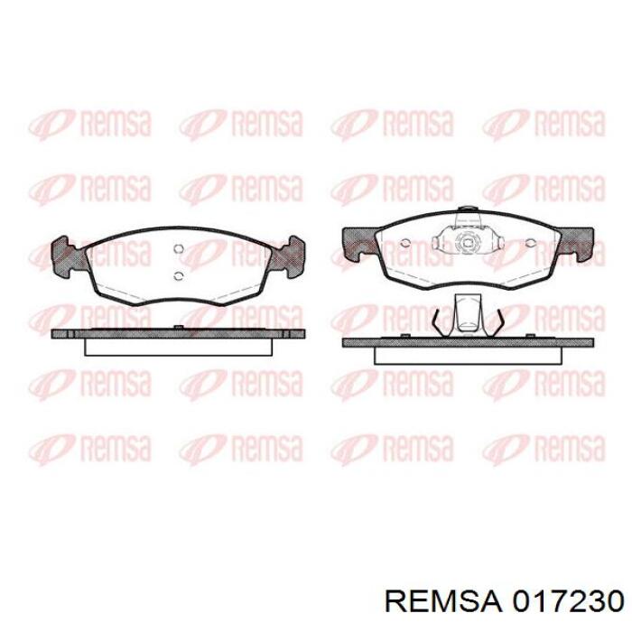 0172.30 Remsa pastillas de freno delanteras