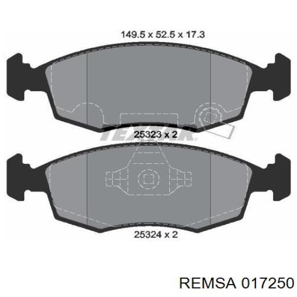 0172.50 Remsa pastillas de freno delanteras