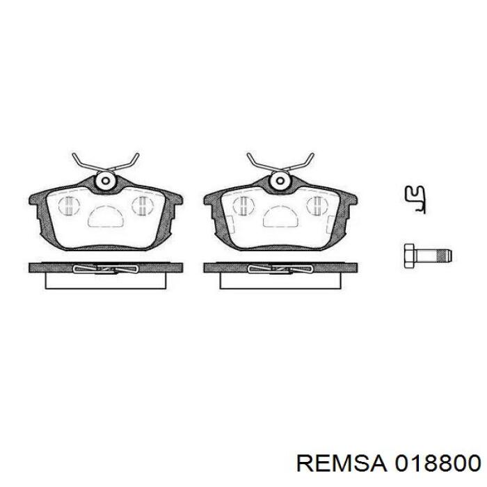 Pastillas freno delanteras Remsa 018800 precio, desde 27,16 EUR