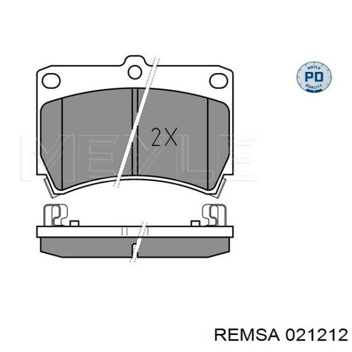 Pastillas de freno delanteras Mazda 323 BA