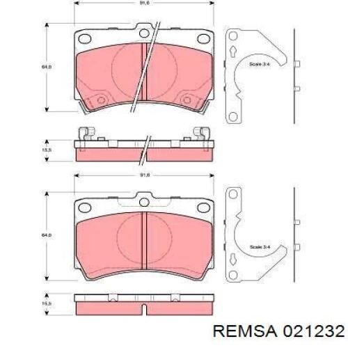 Pastillas de freno delanteras Mazda 323 BA